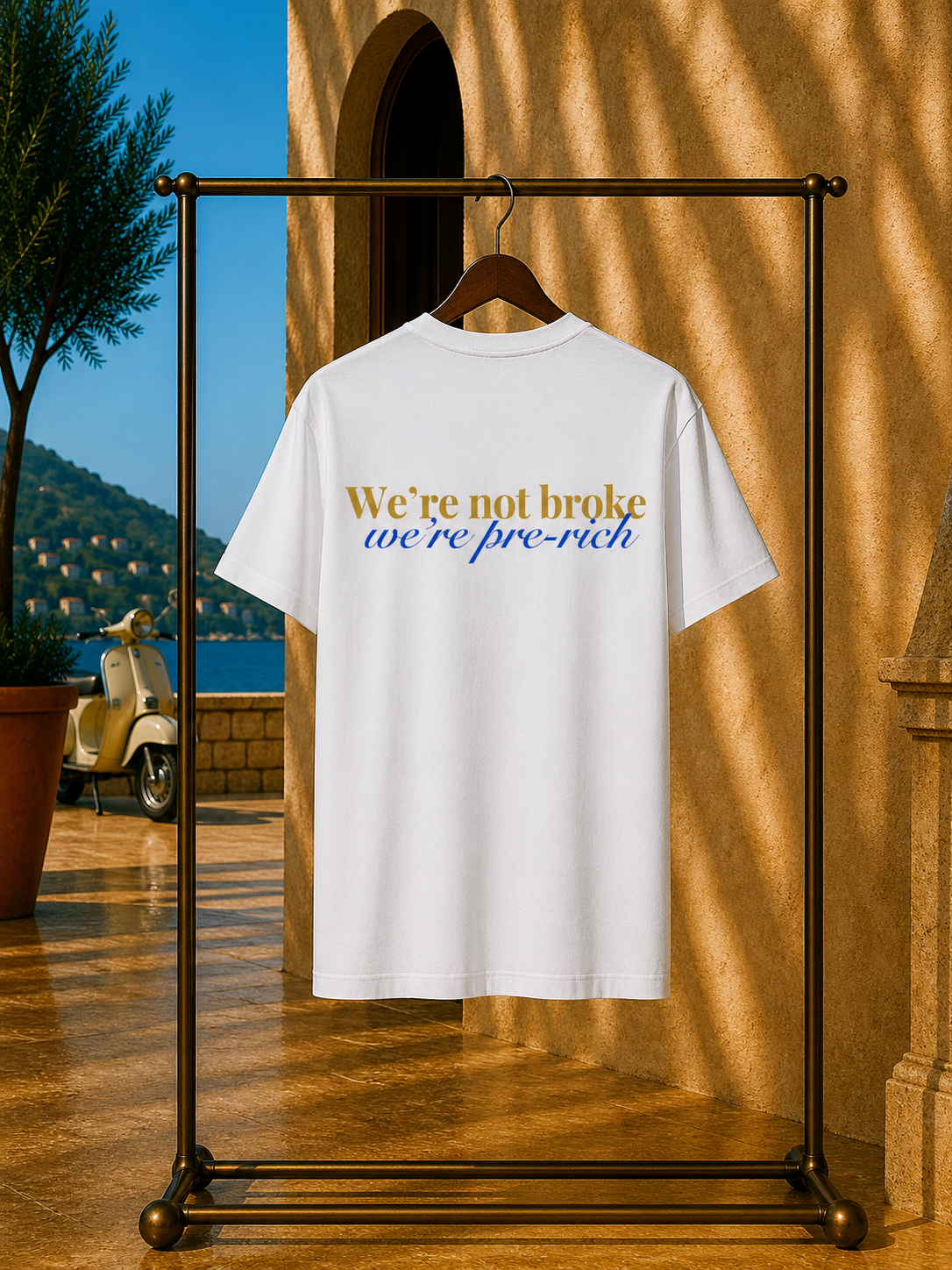occhio, we're not broke, we
